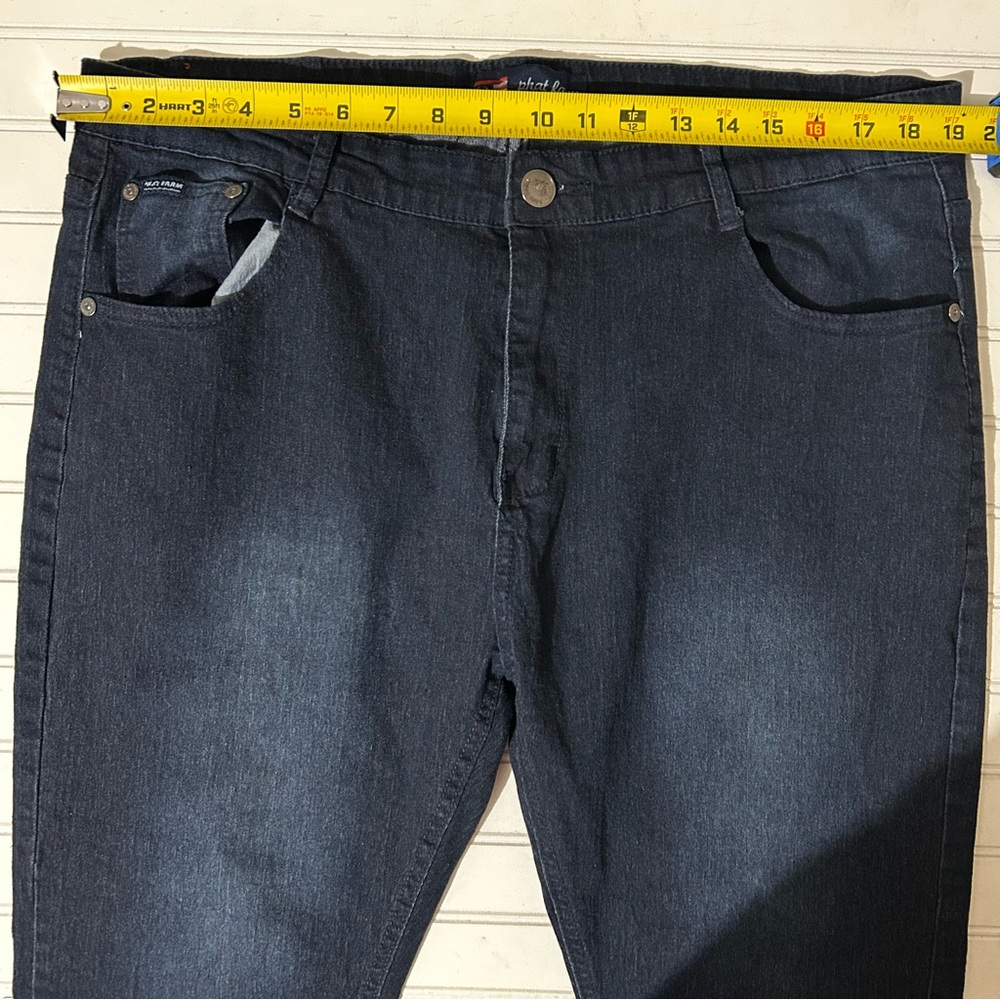 Phat Farm Men's Jeans 38x30 Skinny Fit Stretch Dark Wash Y2K Streetwear Vintage‎ - Picture 10 of 12